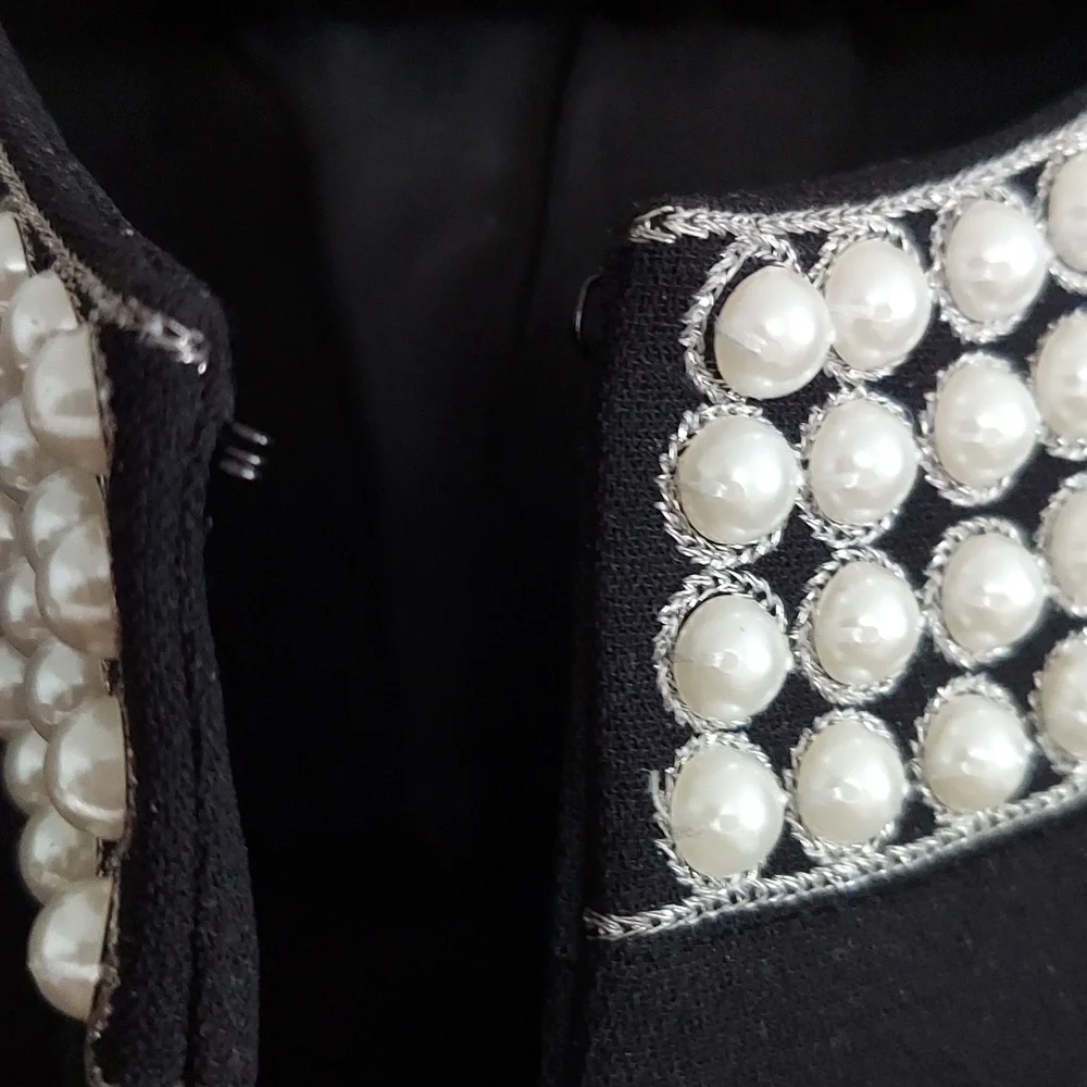 Tahari by Arthur S. Levine Jason Black Cropped Cocktail Blazer Jacket Sz 14 NWT - Picture 6 of 16